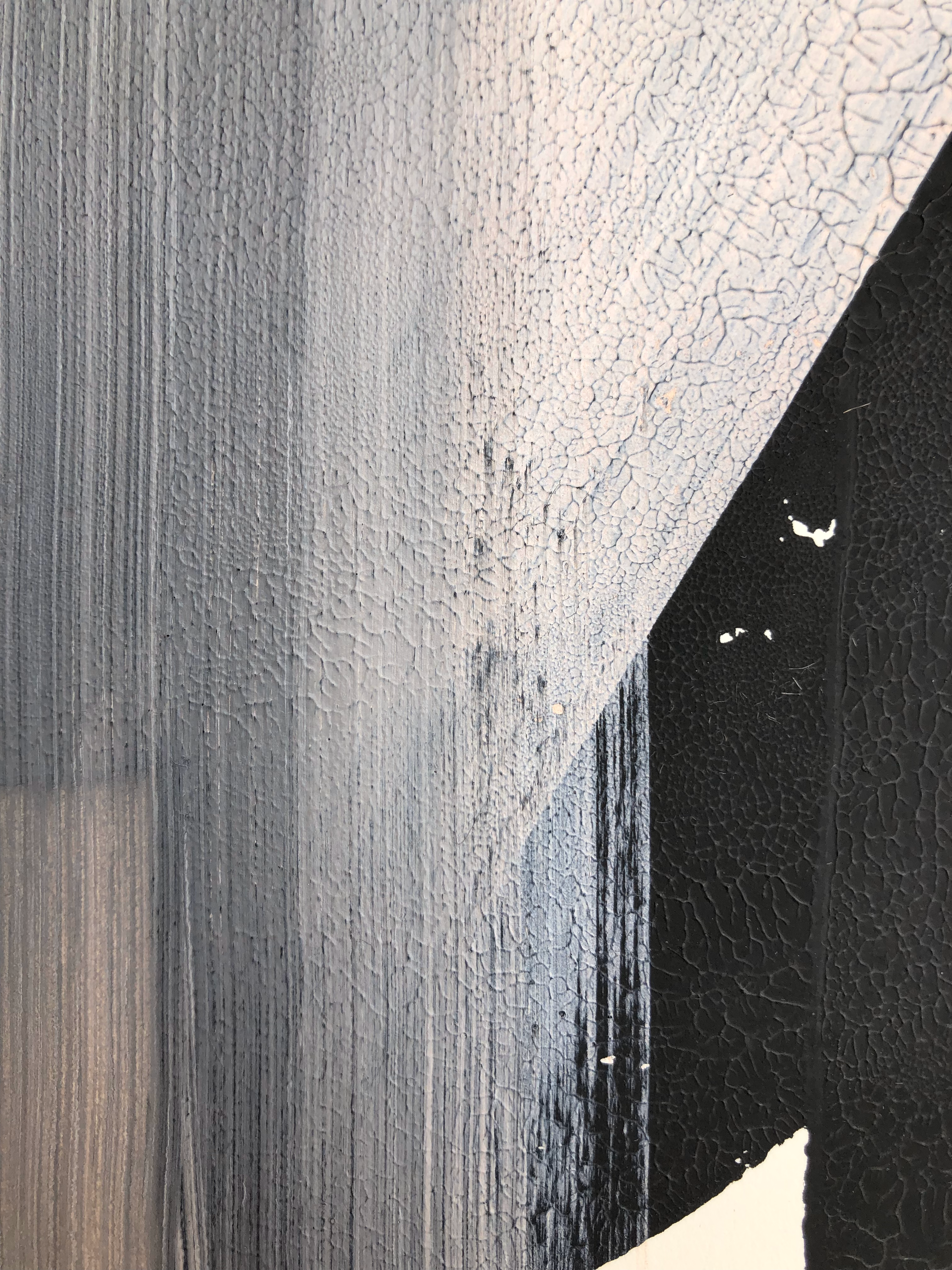 Original Block Print /.  "Black with Pink Swiped Overlay"