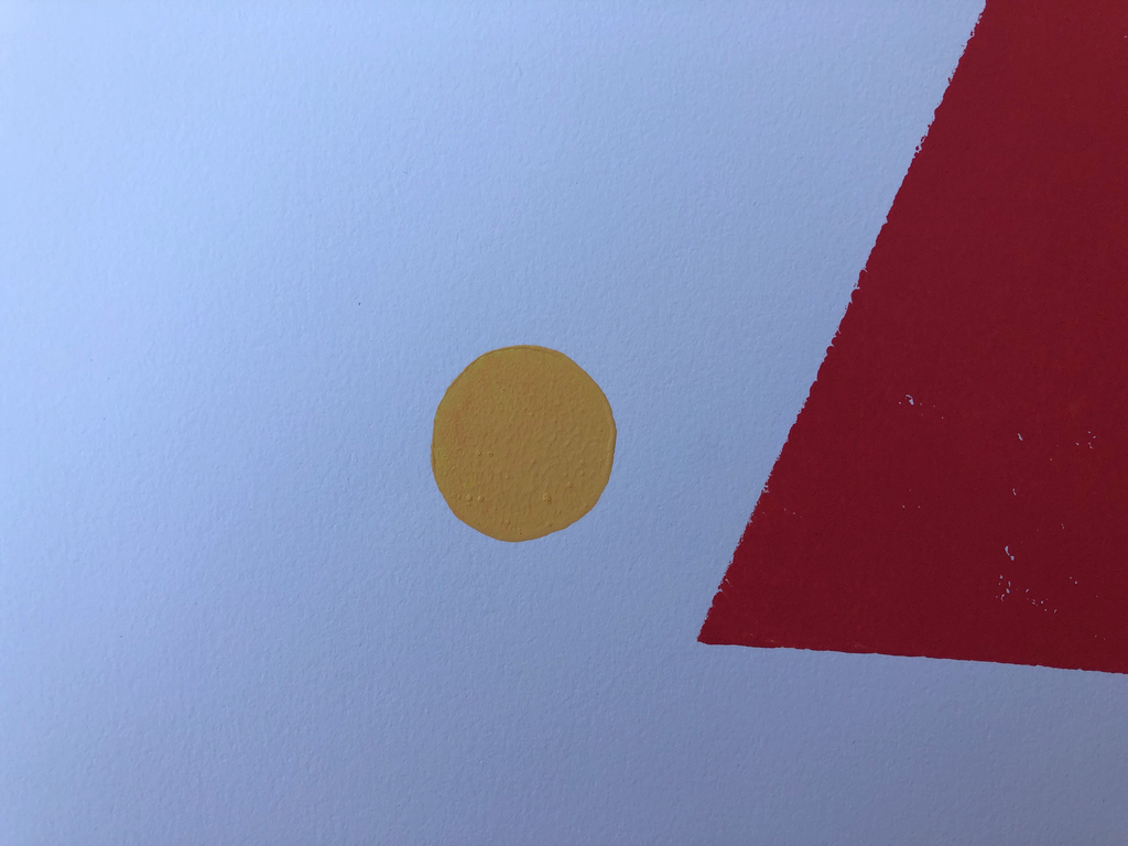 Original Block Print /.  "Heirloom Tomatoes"