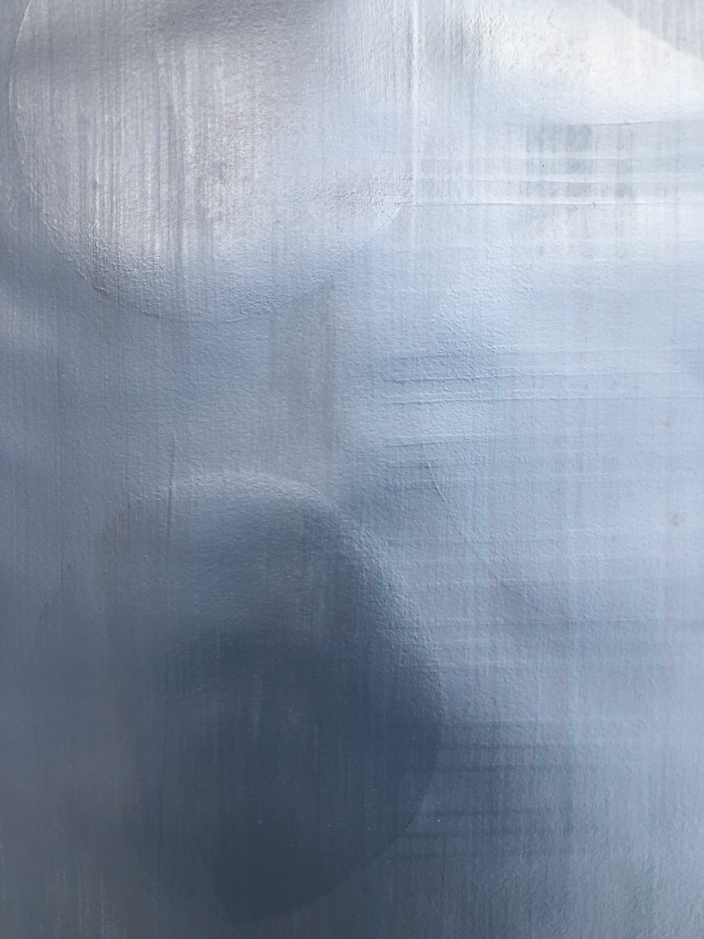 Original Block Print /.  "Hidden Blue"