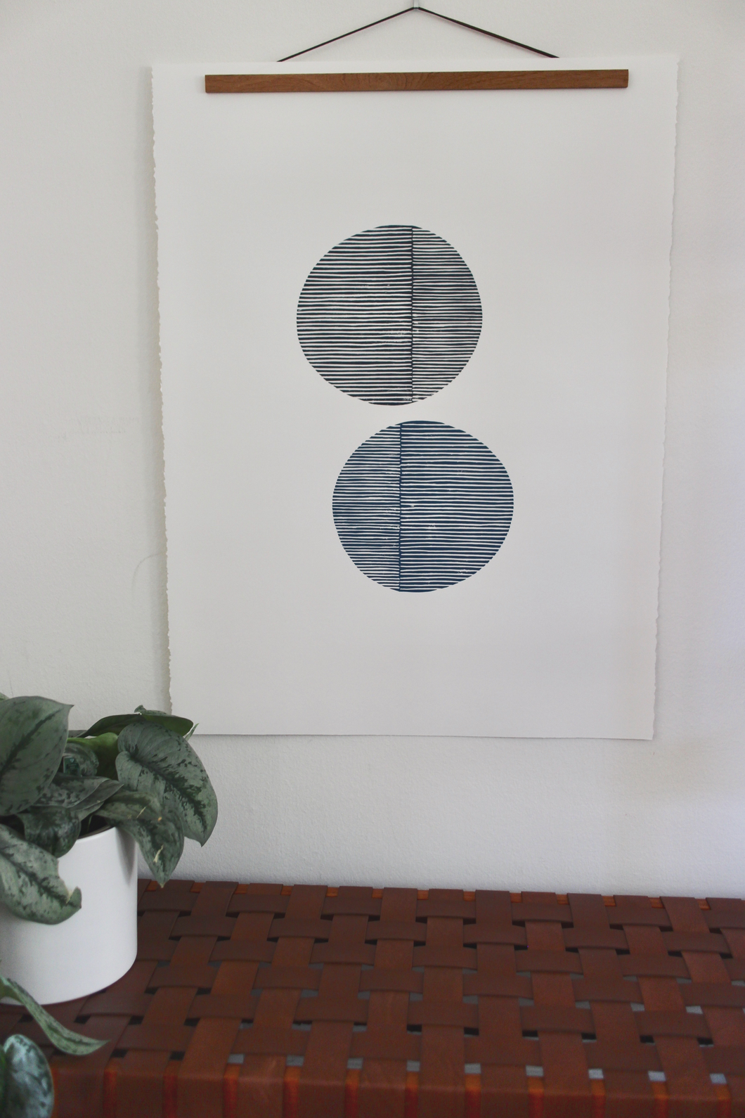 Original Block Print /.  